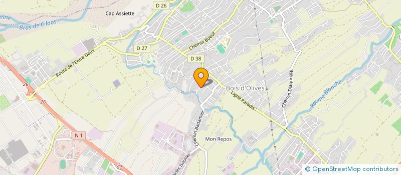 localisation de l'entreprise MADAME ALINE RAKOTOSON  SAINT-PIERRE