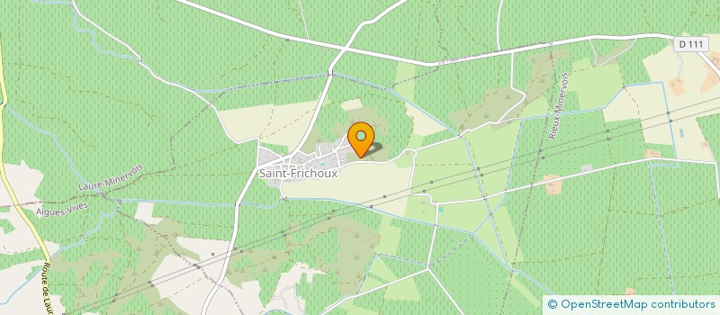 localisation de l'entreprise MADAME ALINE RALLI  SAINT-FRICHOUX