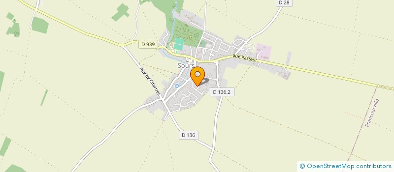 localisation de l'entreprise MADAME ALINE REAUME à SOURS