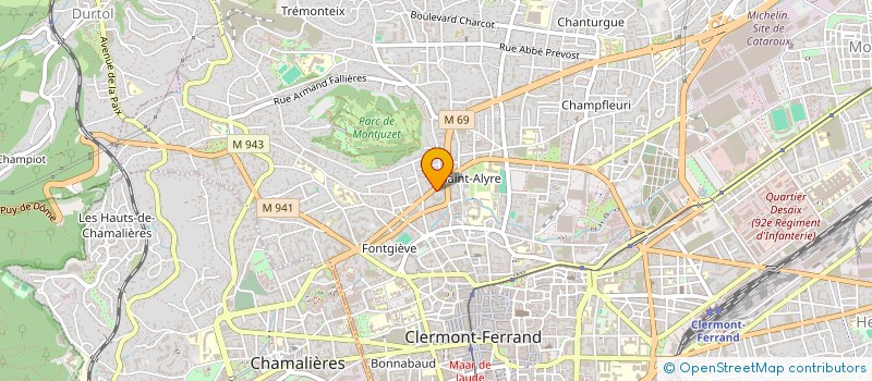 localisation de l'entreprise MADAME ALINE REBOISSON  CLERMONT-FERRAND