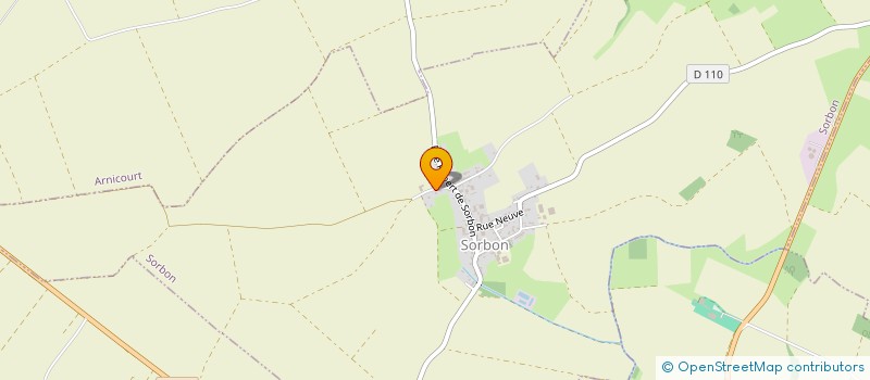 localisation de l'entreprise MADAME ALINE REGNIER  SORBON