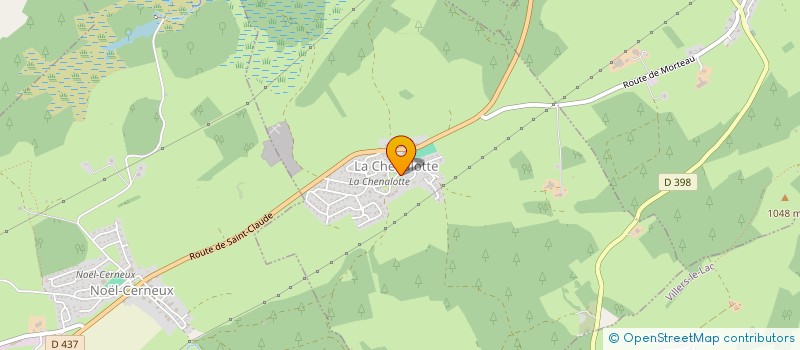 localisation de l'entreprise MADAME ALINE REMONNAY  LA CHENALOTTE