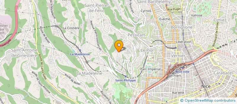 localisation de l'entreprise MADAME ALINE RESSE à NICE