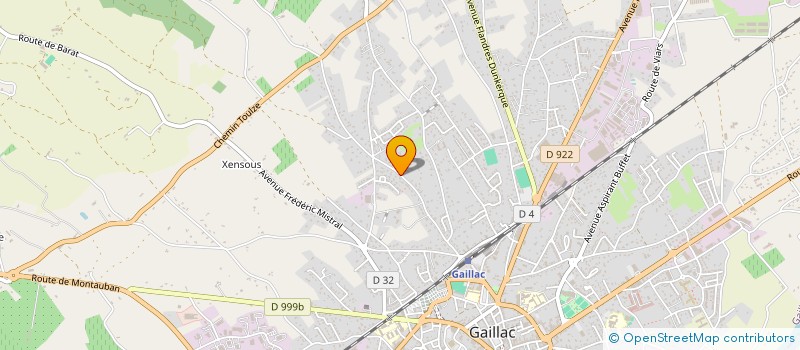 localisation de l'entreprise MADAME ALINE RETOURNAT à GAILLAC