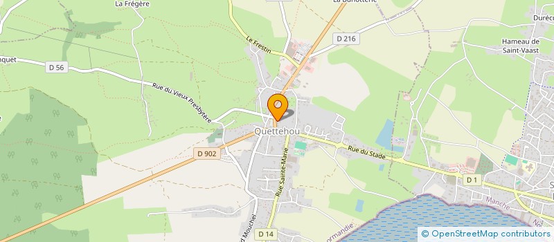 localisation de l'entreprise MADAME ALINE REVERT  QUETTEHOU