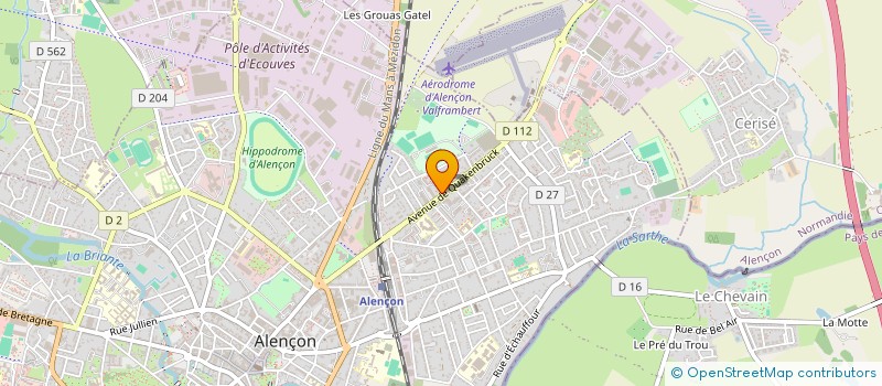 localisation de l'entreprise MADAME ALINE RICHARD à ALENCON