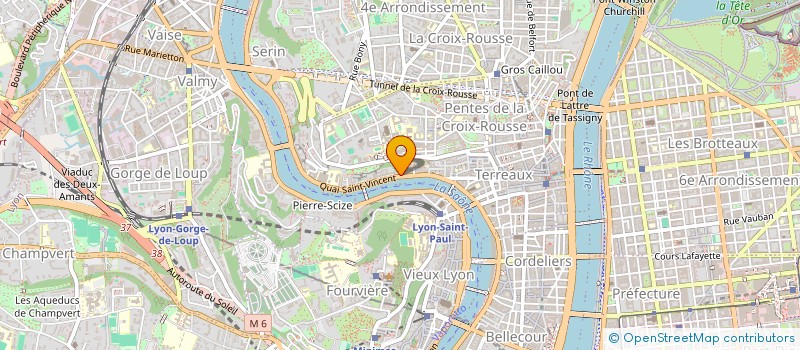 localisation de l'entreprise MADAME ALINE ROBIN à LYON