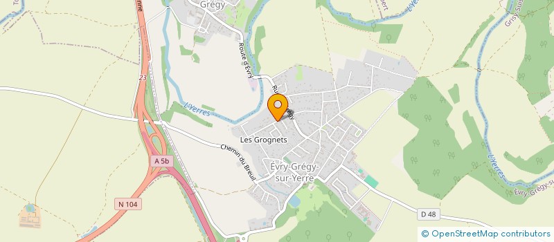 localisation de l'entreprise MADAME ALINE ROBLES MUNOZ  LE PLESSIS-TREVISE