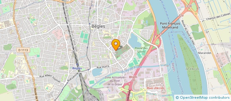 localisation de l'entreprise MADAME ALINE RODRIGUEZ à BEGLES