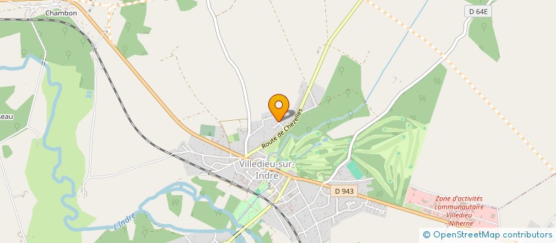 localisation de l'entreprise MADAME ALINE ROGUET à VILLEDIEU-SUR-INDRE