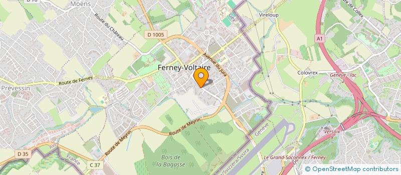 localisation de l'entreprise MADAME ALINE ROHRBACH à FERNEY-VOLTAIRE