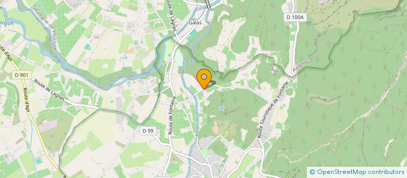 localisation de l'entreprise MADAME ALINE ROLANDO  LAGNES