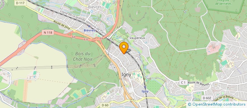 localisation de l'entreprise MADAME ALINE RONCHAUD à IGNY