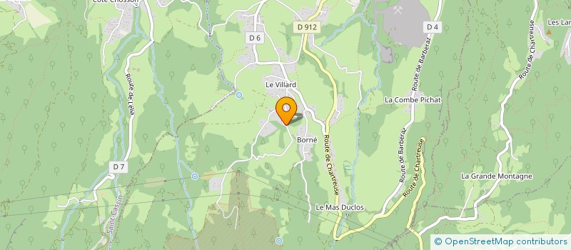 localisation de l'entreprise MADAME ALINE ROSEREN  MONTAGNOLE