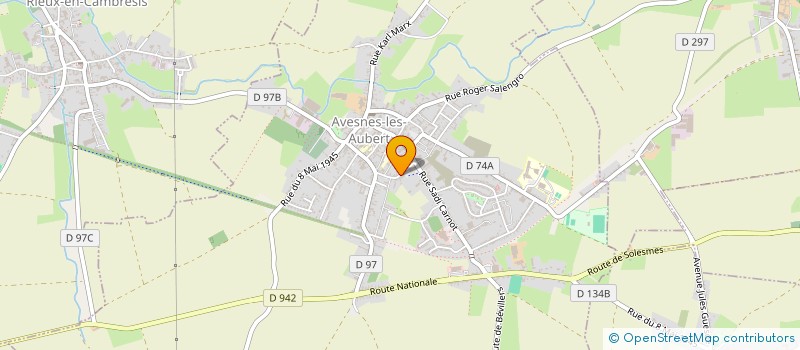 localisation de l'entreprise MADAME ALINE ROSNET  AVESNES-LES-AUBERT