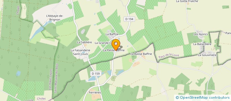 localisation de l'entreprise MADAME ALINE ROUAULT  SAINT-MACAIRE-DU-BOIS