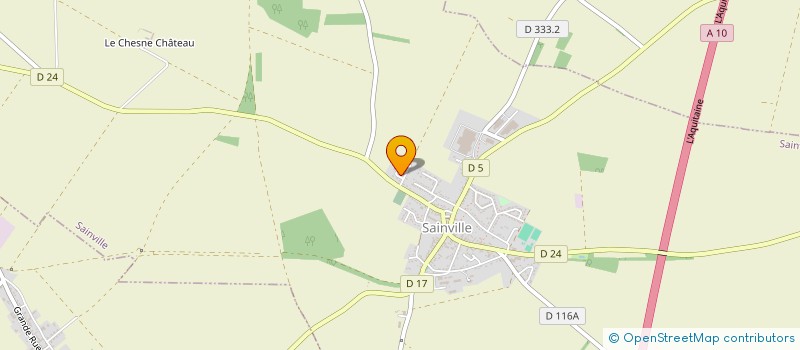 localisation de l'entreprise MADAME ALINE ROUSSEL à SAINVILLE