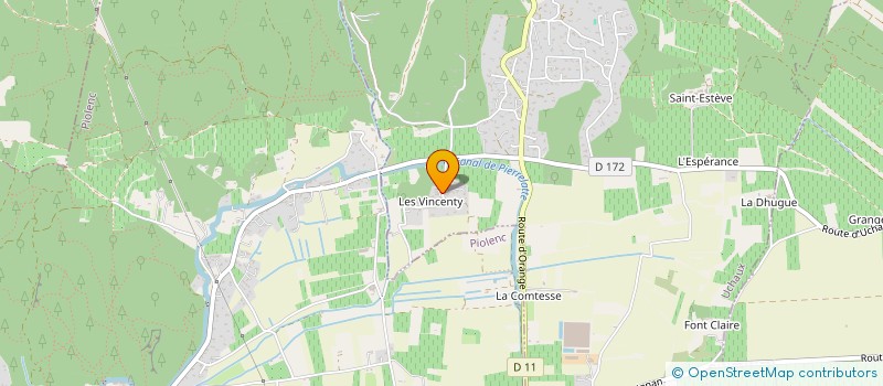 localisation de l'entreprise MADAME ALINE ROUX  UCHAUX