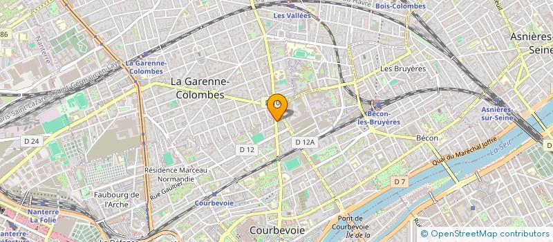 localisation de l'entreprise MADAME ALINE ROUYER à COURBEVOIE