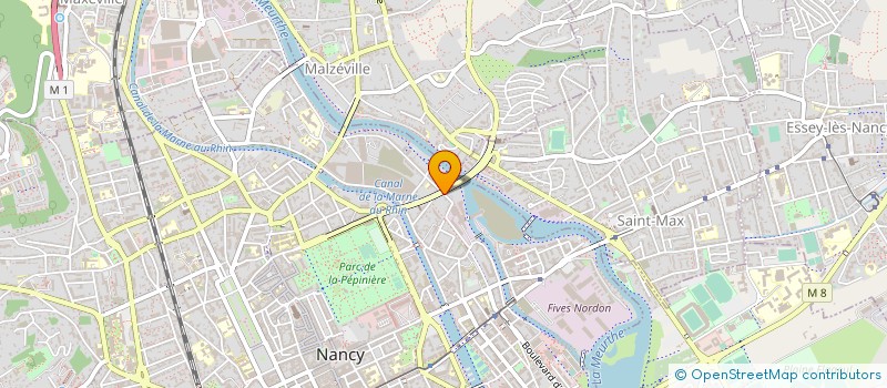 localisation de l'entreprise MADAME ALINE ROUYER  NANCY