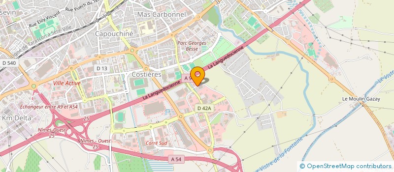 localisation de l'entreprise MADAME ALINE ROUYER  NIMES