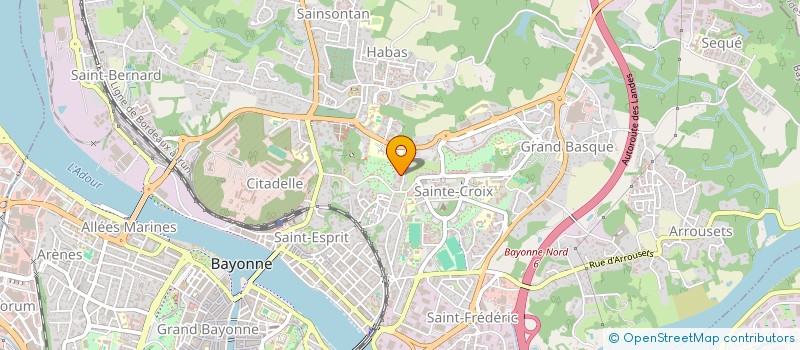 localisation de l'entreprise MADAME ALINE ROY à BAYONNE