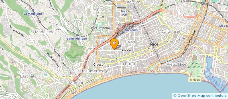 localisation de l'entreprise MADAME ALINE RUCKA  NICE