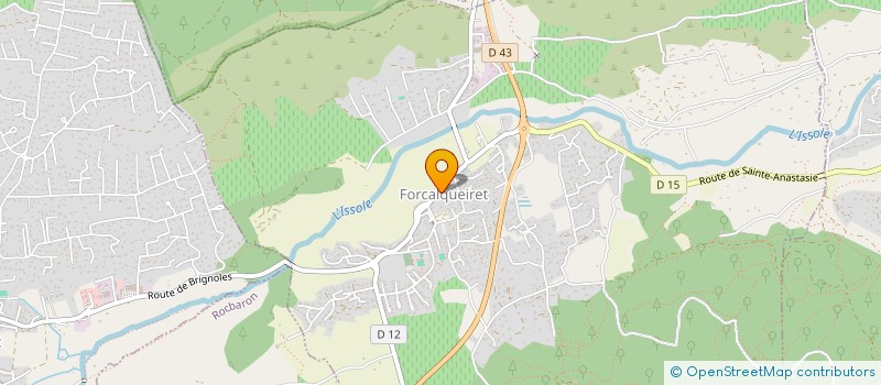 localisation de l'entreprise MADAME ALINE RUTLER  FORCALQUEIRET