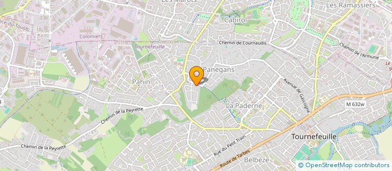 localisation de l'entreprise MADAME ALINE RUZIE  TOURNEFEUILLE