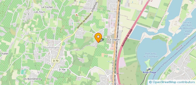 localisation de l'entreprise MADAME ALINE SADDIER  POMMIERS