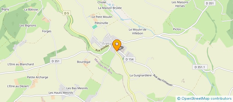 localisation de l'entreprise MADAME ALINE SAILLANT à SAINTIGNY