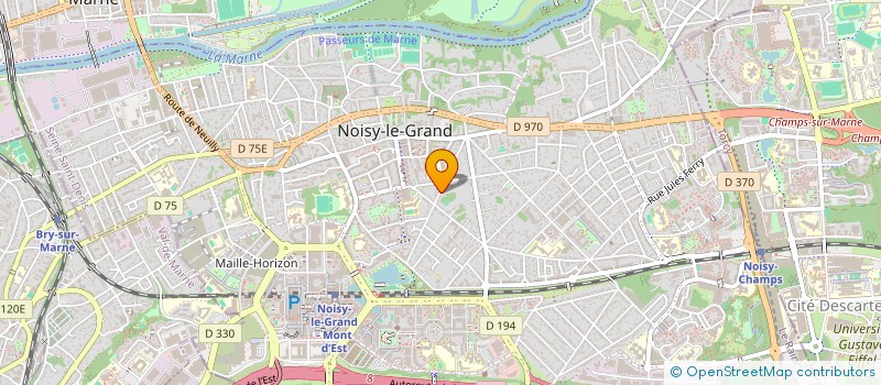 localisation de l'entreprise MADAME ALINE SALACHE à NOISY-LE-GRAND