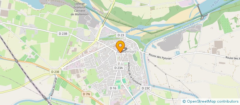 localisation de l'entreprise MADAME ALINE SALLE à MALLEMORT