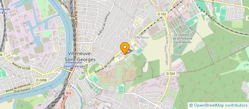 localisation de l'entreprise MADAME ALINE SANGUEBO EKANGA à VILLIERS SUR MARNE