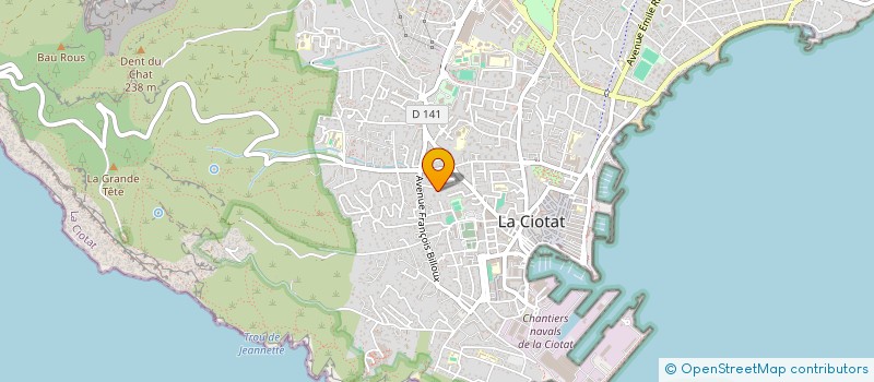 localisation de l'entreprise MADAME ALINE SANSONE  LA CIOTAT