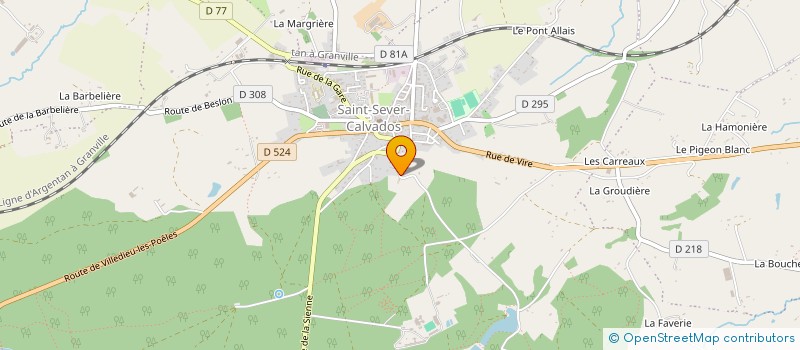 localisation de l'entreprise MADAME ALINE SAUVAGET  NOUES DE SIENNE