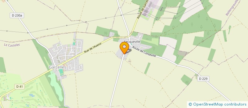 localisation de l'entreprise MADAME ALINE SCOUARNEL  LE CASTELET