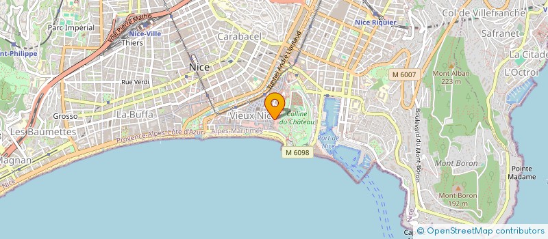 localisation de l'entreprise MADAME ALINE SEBBANI à NICE