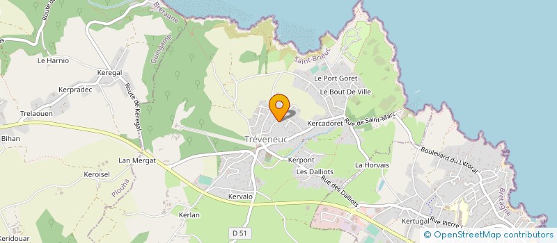 localisation de l'entreprise MADAME ALINE SEBERT à TREVENEUC