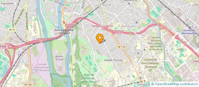 localisation de l'entreprise MADAME ALINE SERGENT à TOULOUSE