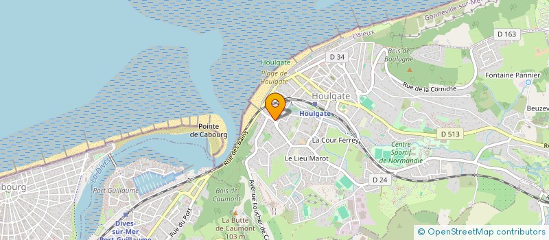 localisation de l'entreprise MADAME ALINE SEVESTRE  HOULGATE