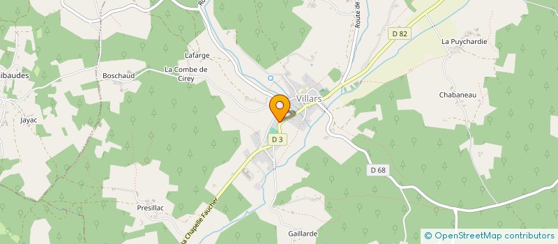 localisation de l'entreprise MADAME ALINE SIBELET  CONDAT-SUR-TRINCOU