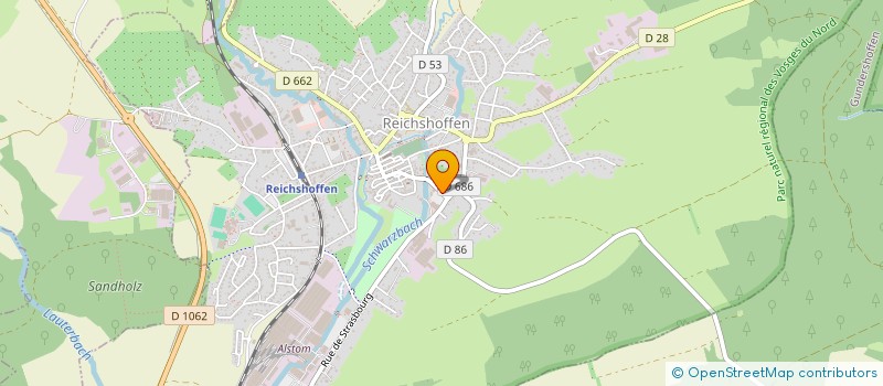 localisation de l'entreprise MADAME ALINE SIEBLER  REICHSHOFFEN