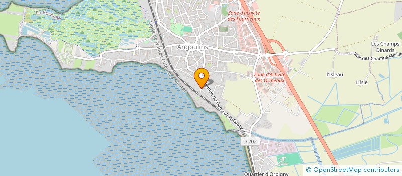 localisation de l'entreprise MADAME ALINE SIGNORET à ANGOULINS