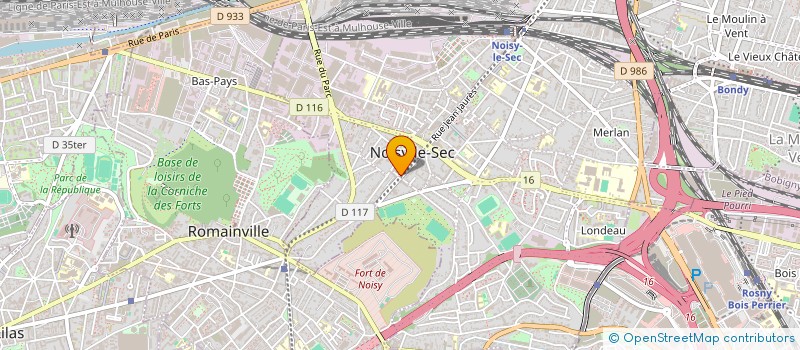 localisation de l'entreprise MADAME ALINE SIMONNEAU à NOISY-LE-SEC