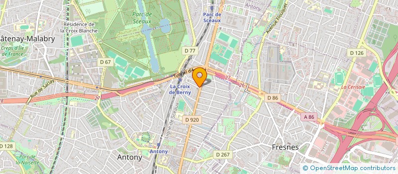 localisation de l'entreprise MADAME ALINE SOKPOH à ANTONY