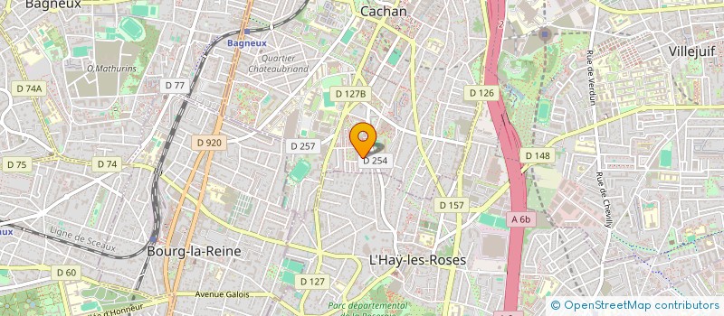 localisation de l'entreprise MADAME ALINE SOPFOSSI TOUKEM DJUFO à CACHAN