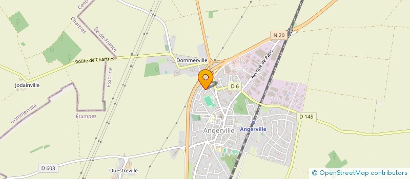 localisation de l'entreprise MADAME ALINE SOUBIEUX  ANGERVILLE