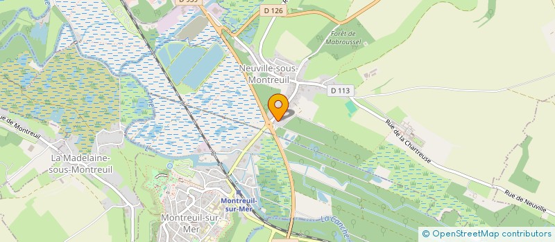 localisation de l'entreprise MADAME ALINE STROZYK  NEUVILLE-SOUS-MONTREUIL