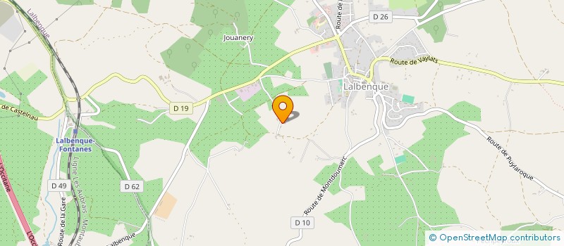 localisation de l'entreprise MADAME ALINE SUDRES  LALBENQUE